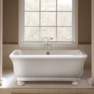 Bc Designs Senator Freestanding Double Ended Bath - 1804mm x 850mm - Image 5