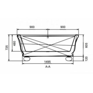 Bc Designs Senator Bun Feet For Senator Freestanding Bath - Image 11
