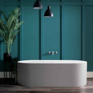 BC Designs Portman Freestanding Double Ended Bath - 1640mm x 750mm - Image 5