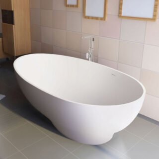 Bc Designs Gio Freestanding Double Ended Bath - 1645mm x 935mm - Image 3
