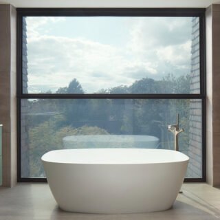 Bc Designs Vive Freestanding Double Ended Bath - 1610mm x 750mm - Image 2