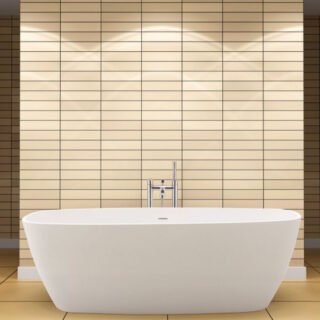 Bc Designs Vive Freestanding Double Ended Bath - 1610mm x 750mm - Image 5