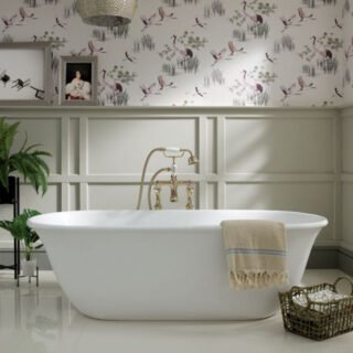 Bc Designs Omnia Freestanding Double Ended Bath - 1615mm x 760mm - Image 3