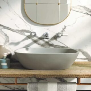 BC Designs Crea 340mm Sit-On Countertop Basin - Image 2