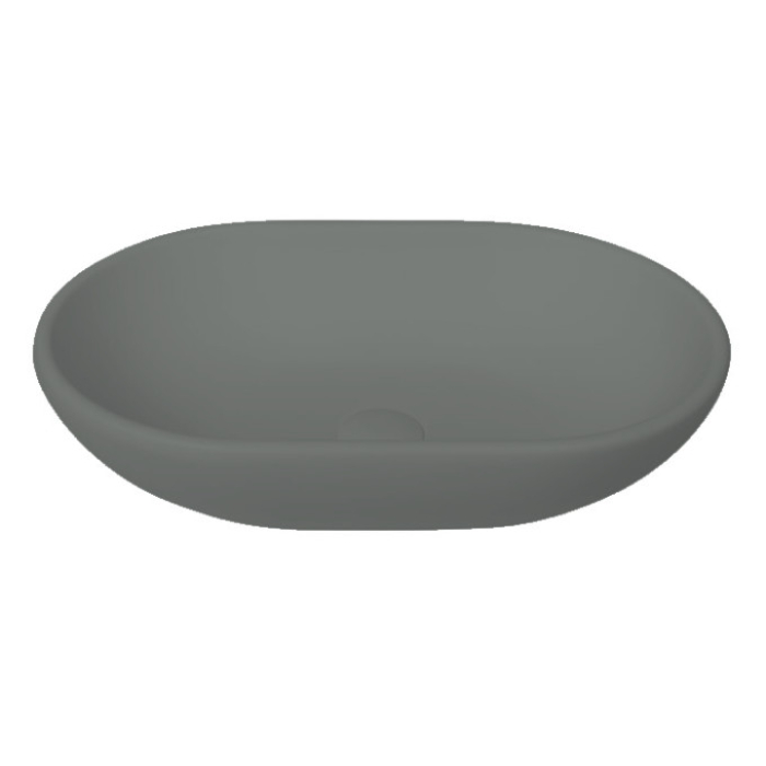 BC Designs Crea 340mm Sit-On Countertop Basin - Industrial Grey