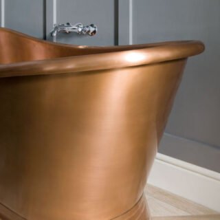 Bc Designs Freestanding Double Ended Boat Bath - 1700mm x 725mm - Image 11