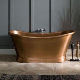 Bc Designs Freestanding Double Ended Boat Bath - 1500mm x 725mm - Image 13