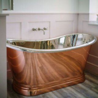 Bc Designs Freestanding Double Ended Boat Bath - 1500mm x 725mm - Image 3