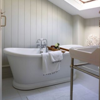 Bc Designs Freestanding Double Ended Boat Bath - Gloss White - Image 3