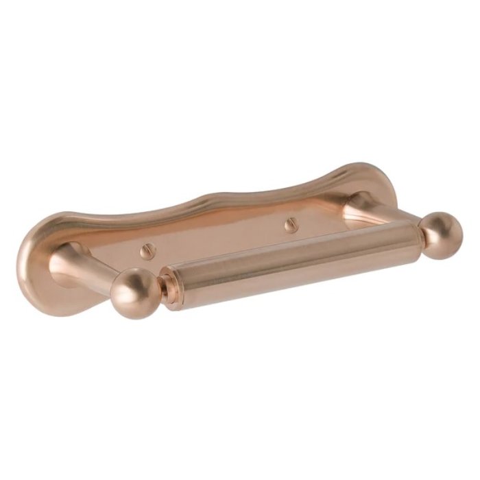 BC Designs Victrion Dog Bone Toilet Roll Holder - Brushed Copper