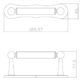 BC Designs Victrion Dog Bone Toilet Roll Holder - Image 3