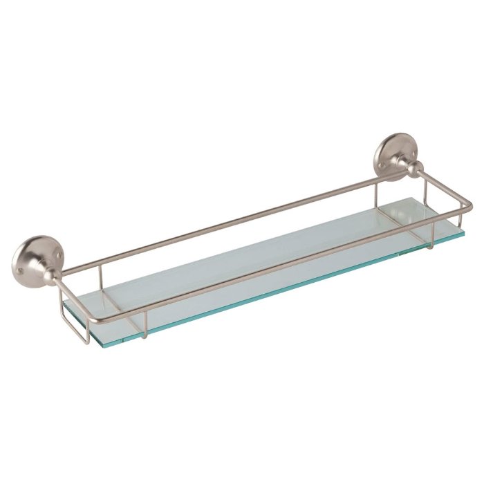 BC Designs Victrion Gallery Shelf - Brushed Nickel