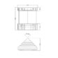 BC Designs Victrion Double Corner Shower Basket - Image 2