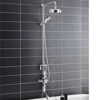 BC Designs Victrion Triple Exposed Shower Valve with Shower Kitand Fixed Head - Image 3
