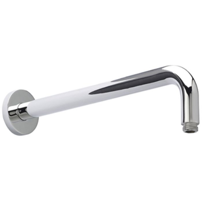 BC Designs Victrion Straight Wall Mounted Shower Arm - Brushed Chrome