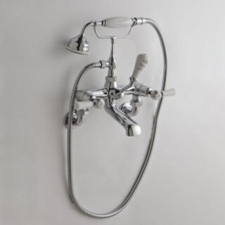 BC Designs Victrion Lever Wall Mounted Bath Shower Mixer Tap - Image 2