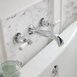BC Designs Victrion Lever Bath Filler Tap with Spout - Image 2