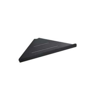 Vado Individual Shama Corner Bathroom Shelf - Brushed Black