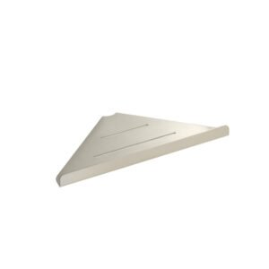 Vado Individual Shama Corner Bathroom Shelf - Brushed Nickel
