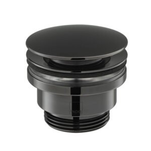 Vado Individual Universal Basin Waste - Polished Black