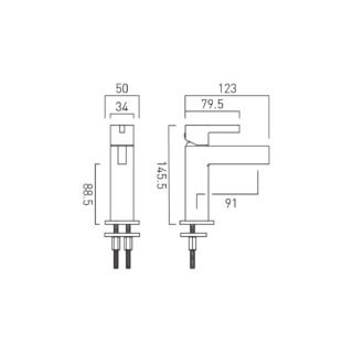 Vado Individual Edit Deck Mounted Mini Mono Basin Mixer Tap - Image 4