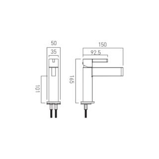 Vado Individual Edit Deck Mounted Mono Basin Mixer Tap - Image 7