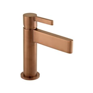 Vado Individual Edit Deck Mounted Mono Basin Mixer Tap - Brushed Bronze
