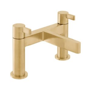 Vado Individual Edit Deck Mounted Bath Filler Tap - Brushed Gold