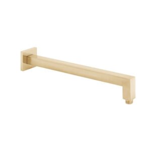 Vado Individual Square Easy Fit Shower Arm - Brushed Gold