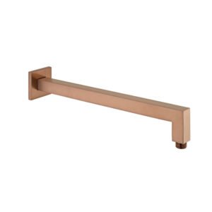 Vado Individual Square Easy Fit Shower Arm - Brushed Bronze