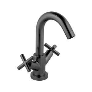 Vado Individual Elements Mono Basin Mixer Tap - Brushed Black