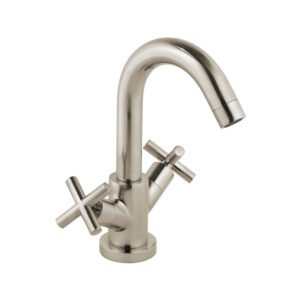 Vado Individual Elements Mono Basin Mixer Tap - Brushed Nickel