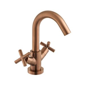 Vado Individual Elements Mono Basin Mixer Tap - Brushed Bronze