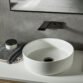 Vado Individual Omika Noir Wall Mounted Basin Mixer Tap - Polished Black - Image 2