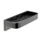 Vado Individual Omika Noir Shelf With Geometric Insert - Polished Black