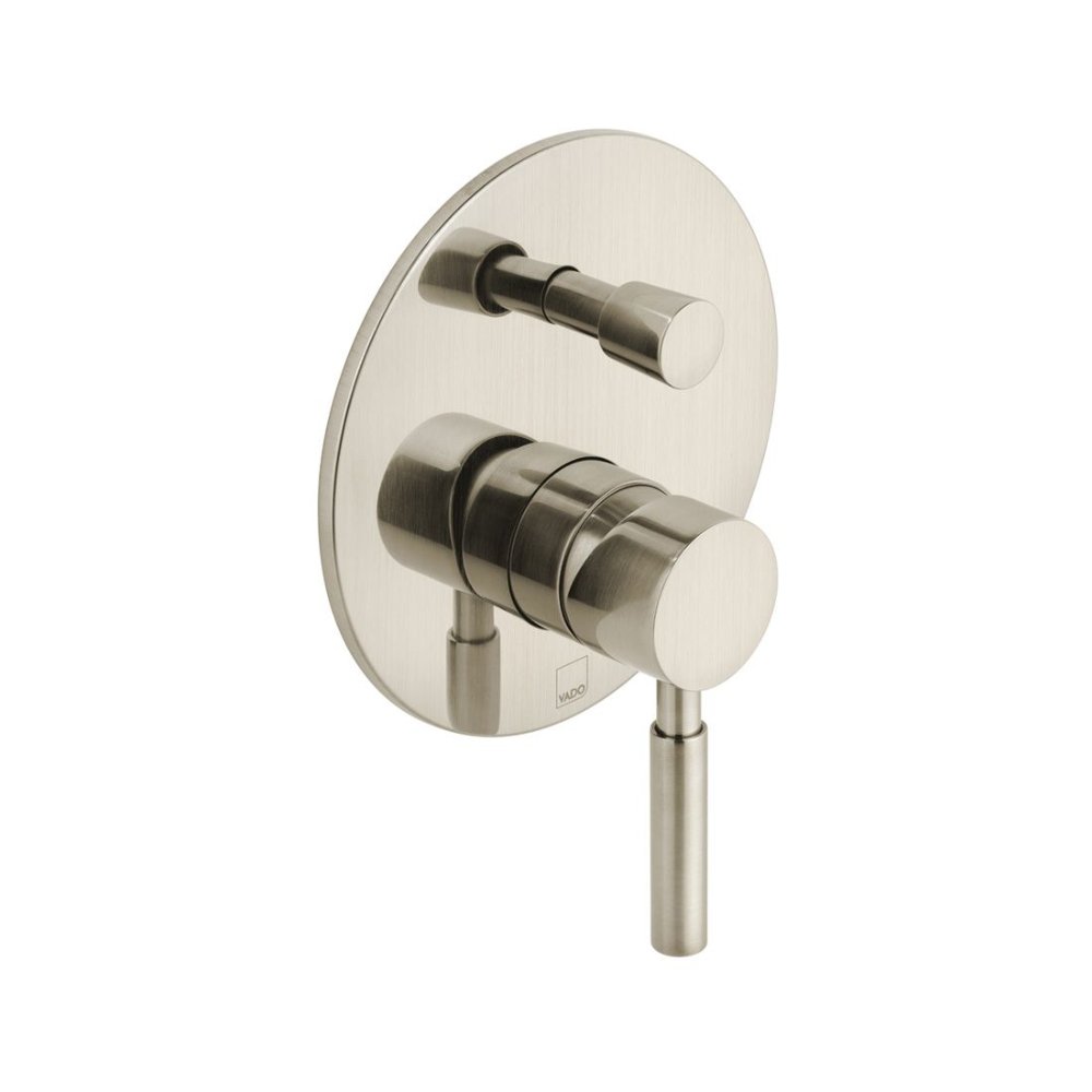 Vado Individual Origins 2 Outlet Concealed Manual Shower Valve With Diverter - Brushed Nickel