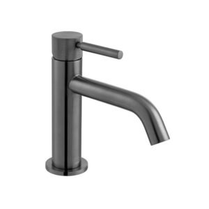 Vado Individual Origins Mono Basin Mixer Tap With Knurled Handle - Brushed Black