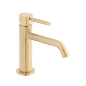 Vado Individual Origins Slimline Mono Basin Mixer Tap - Brushed Gold