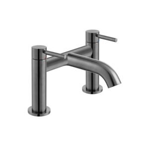 Vado Individual Origins Deck Mounted Bath Filler Tap - Brushed Black