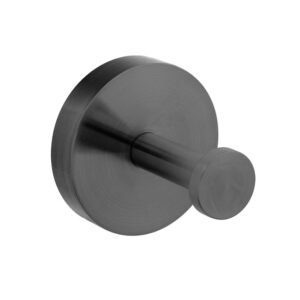 Vado Individual Spa Single Robe Hook - Brushed Black