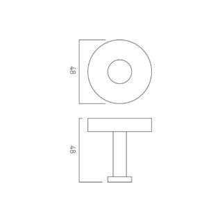 Vado Individual Spa Single Robe Hook - Image 5