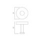 Vado Individual Spa Single Robe Hook - Image 5