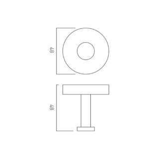 Vado Individual Spa Single Robe Hook With knurled Accents - Image 6