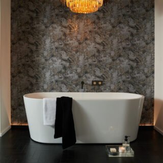 Vado Individual Tablet Fusion Horizontal 2 Outlet Thermostatic Concealed Valve with Knurled Handles and Mixed Finish - Image 4