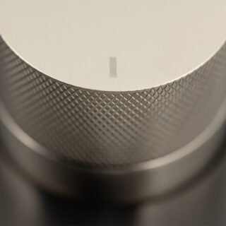 Vado Individual Tablet Fusion Horizontal 2 Outlet Thermostatic Concealed Valve with Knurled Handles and Mixed Finish - Image 7