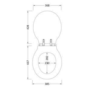 Bc Designs Soft Close Toilet Seat With Hinges - Image 6