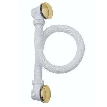 Kartell Slotted Easyclean Clicker Basin Waste - Gold