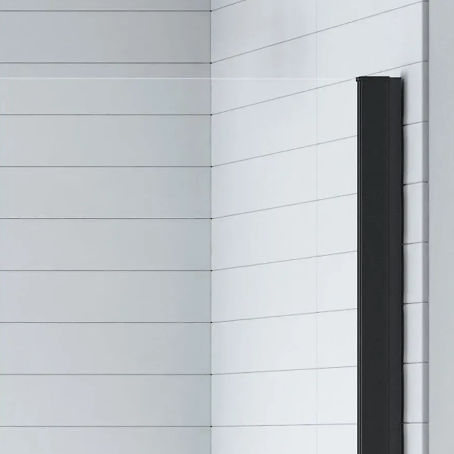 Merlyn Wetroom Corner Post Profile - Matt Black