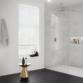 Merlyn 8mm Fluted Glass Wetroom Panel With Bracing Bar