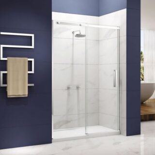 Merlyn Ionic Essence Frameless Sliding Shower Door - Side Panel Options - Image 4